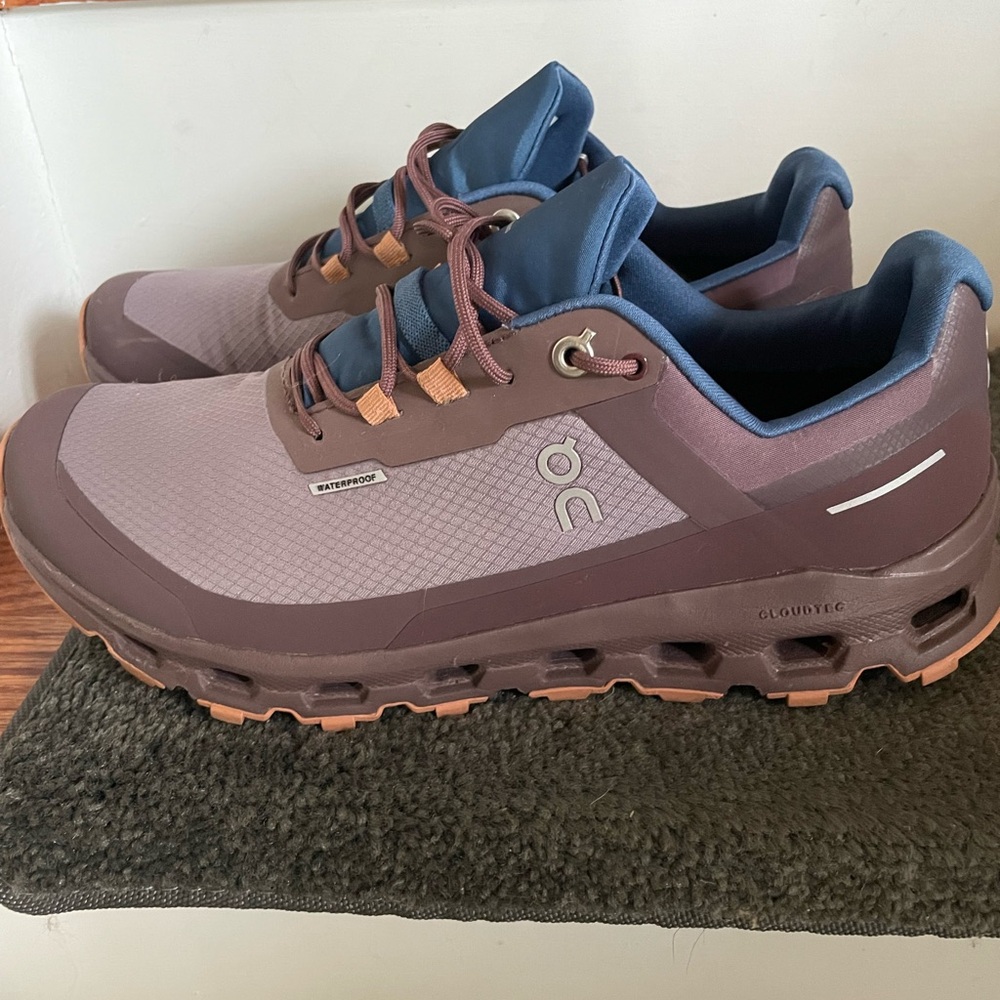 On Running Cloudvista Waterproof Zinc/Grape Women's